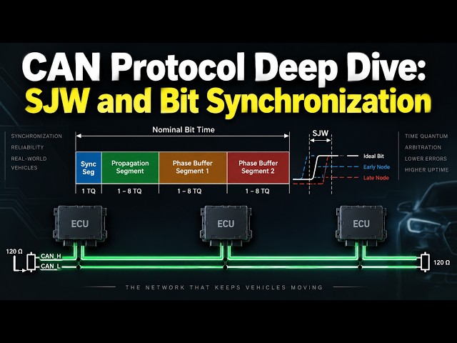 CAN Protocol Deep Dive: SJW and Bit Synchronization
