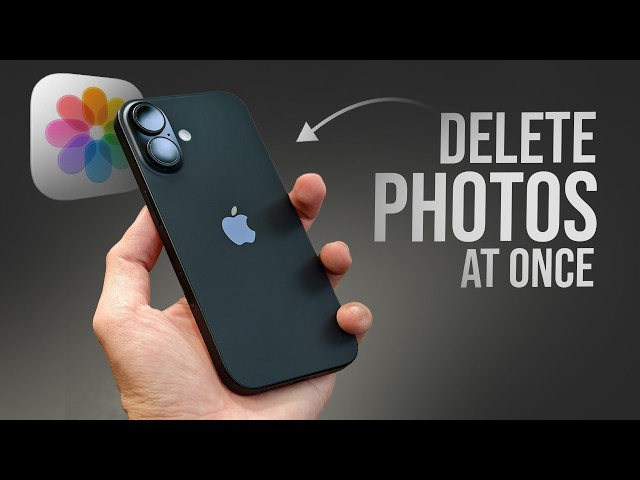 How to Delete iPhone Photos All at Once (tutorial)