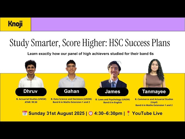 Study Smarter, Score Higher: HSC Success Plans With Knoji