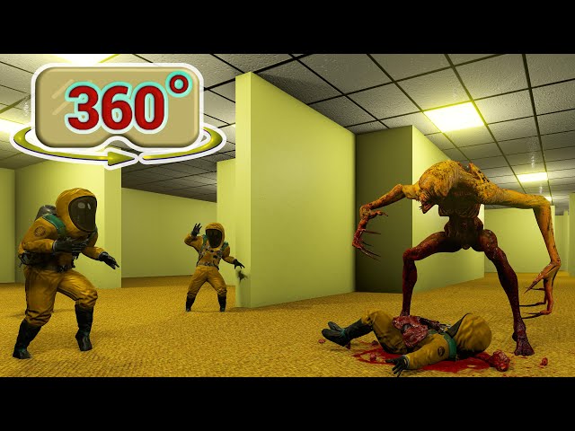 360 / VR Horror Video - The Backrooms New Found Footage - Missing Person