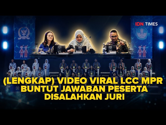 (Lengkap) Video Viral Lomba Cerdas Cermat MPR Buntut Jawaban Peserta Disalahkan Juri