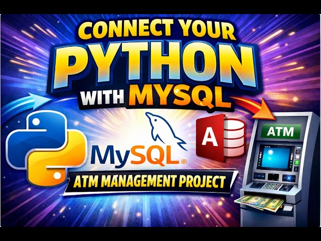 How to create ATM Management in python and mysql || CBSE Board || Class 12 @COMPUTEREXCELSOLUTION