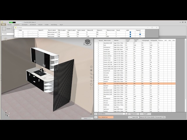 TrunCAD 20XX | Bathroom furniture