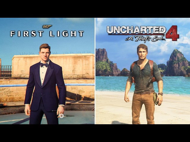 007 First Light vs Uncharted 4 - Graphics and Details Comparison