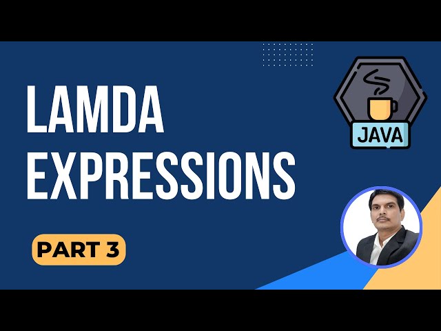Lambda Expressions in Java Part 3 | Pre-Defined Functional Interfaces | Function Interface