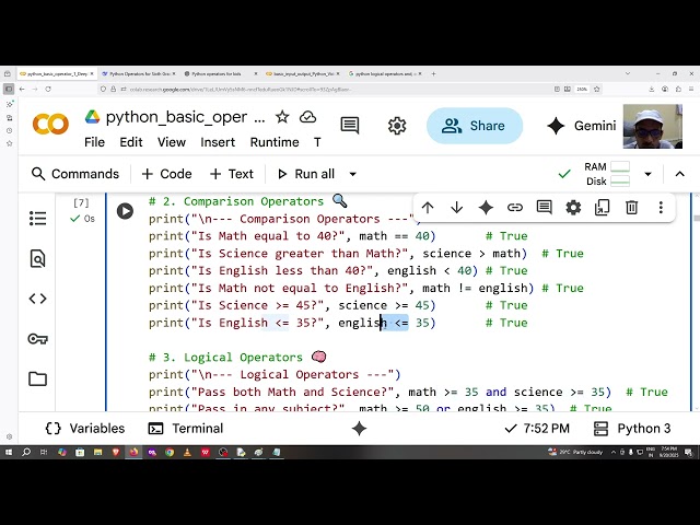 V4-1 Python All Operators Explained with 30+ Examples