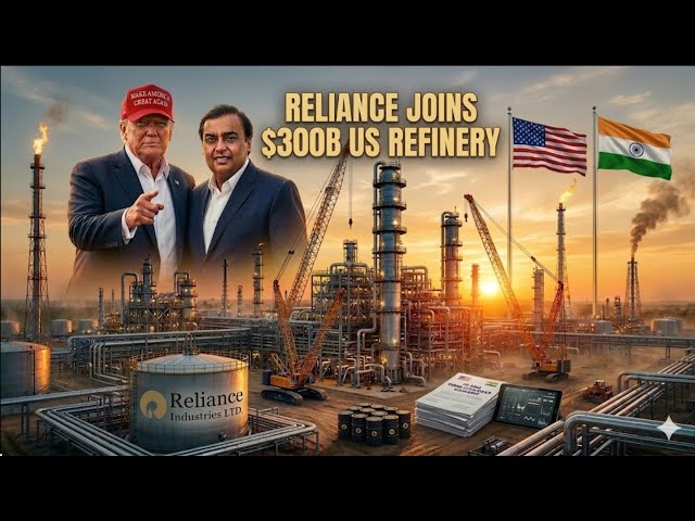 Reliance Joins $300B Texas Refinery Project Announced By Trump; 20-Year Fuel Deal Signed