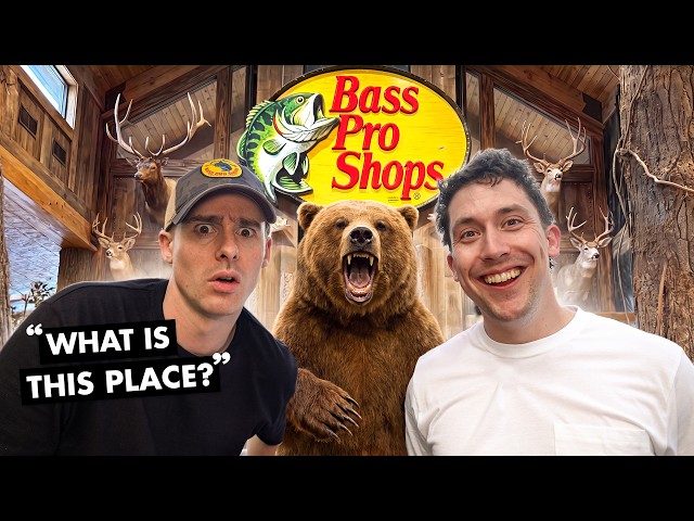 Brits try everything at Bass Pro Shops!