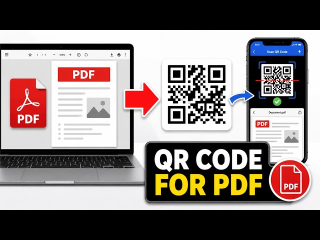 How to Create FREE QR CODE for a PDF File