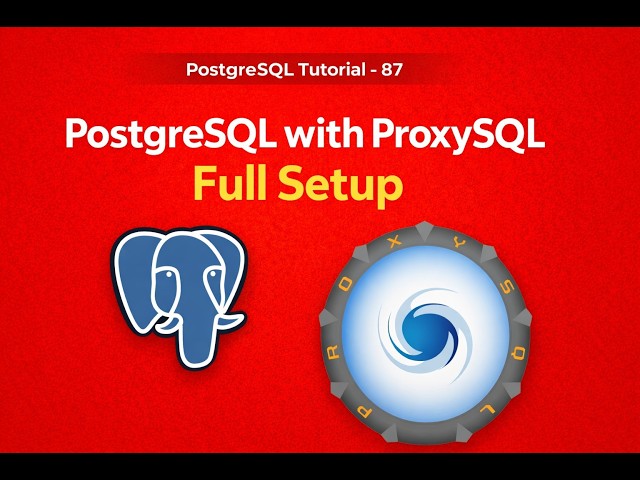PostgreSQL with ProxySQL Full Setup Step-by-Step Guide for Beginners #postgresql #proxysql #database