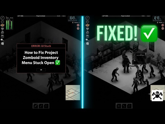 How to Fix Project Zomboid Inventory Menu Stuck Open ✅