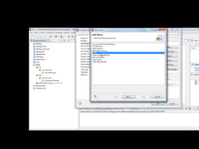JUnit4 - Testing Java classes with Junit Framework