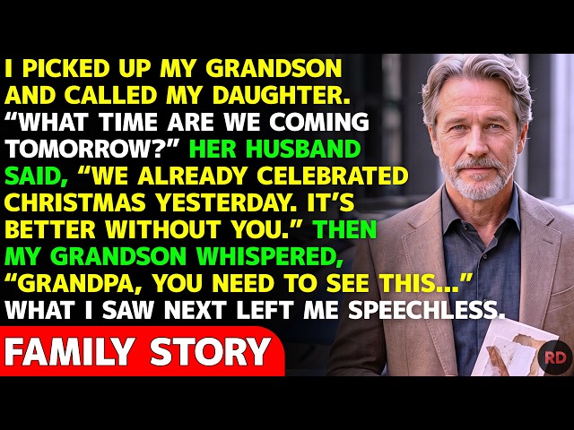 “It’s Better Without You,” My Son-In-Law Said During Christmas—Then My Grandson Showed Me Something