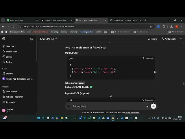 Convert JSON to SQL Instantly | Free Online JSON to SQL Converter (Single File Tool Tutorial)