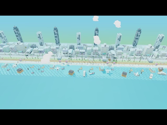 Low Poly 80s Miami Pack for Three.js & React Three Fiber