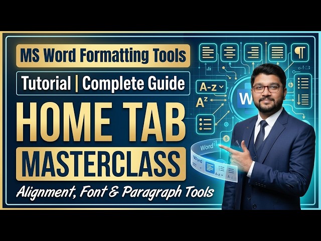 MS Word Formatting Tools Tutorial | Home Tab Complete Guide | Alignment, Font & Paragraph Tools