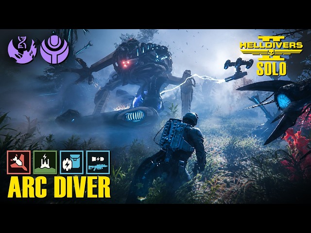 Helldivers 2 – Arc Build Is INSANE on Void Source Planet | Solo Deathless | Super Helldive