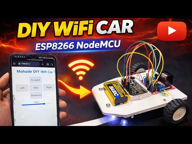 ESP8266 WiFi Car | Step-by-Step Tutorial for Beginners