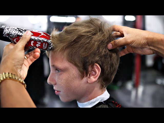 HAIRCUT TUTORIAL: TEXTURED TOP | LOW FADE | MESSY LOOK