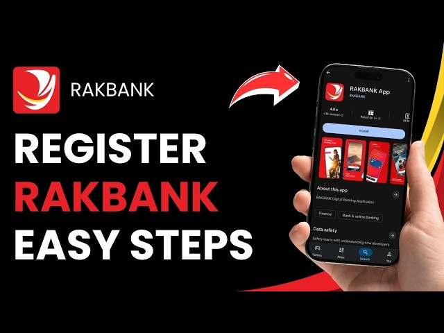 How to Register RAKBANK App !