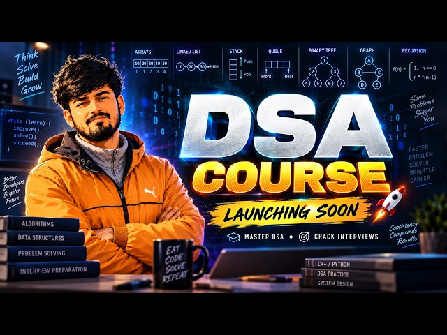 DSA Course in Hindi 2027 | JavaScript & TypeScript | Zero to Advanced