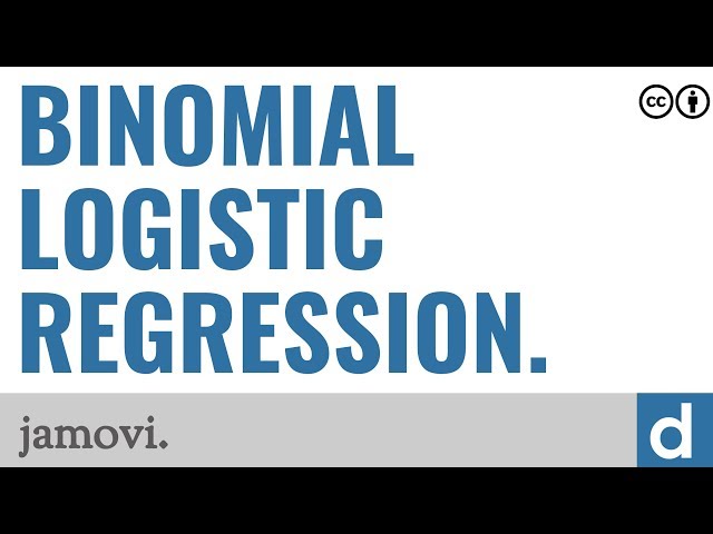 Binomial logistic regression — jamovi