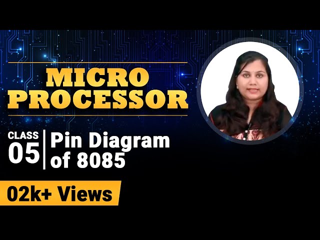 Pin Diagram of 8085 Microprocessor - 8085 Microprocessor - Microprocessor & Peripherals Interfacing