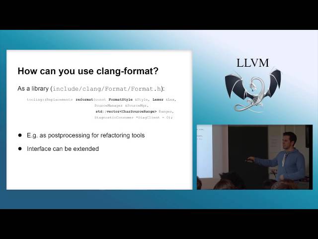 clang-format - Automatic formatting for C++