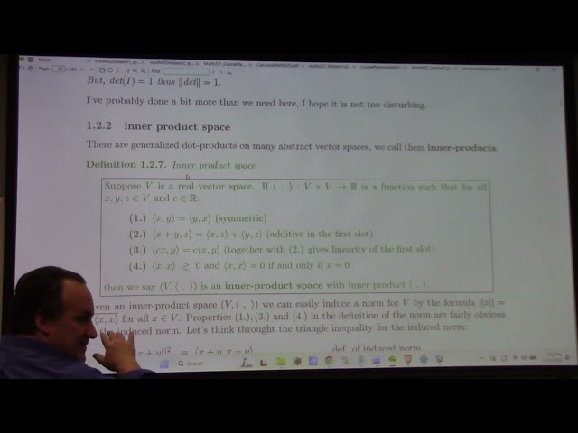 Advanced Calculus: NLS and definition of limit, 1-20-26 part 2