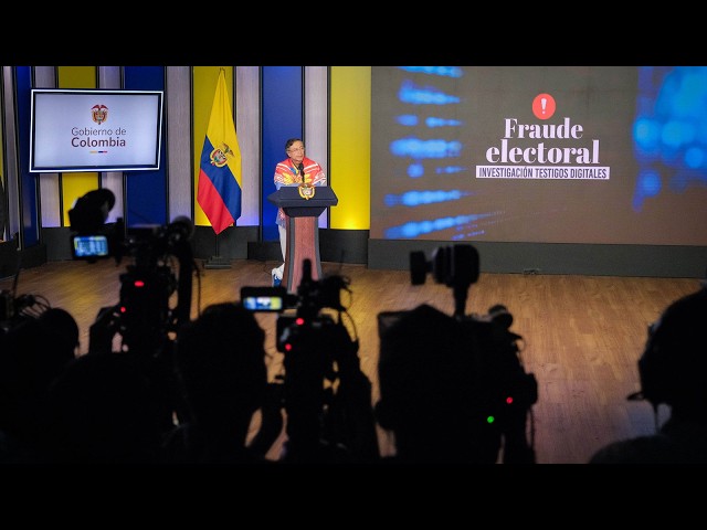 Declaración del presidente Gustavo Petro a medios nacionales e internacionales