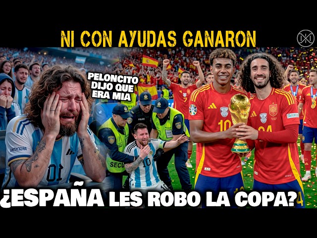 La Copa estaba preparada para Argentina y España se las arrebato