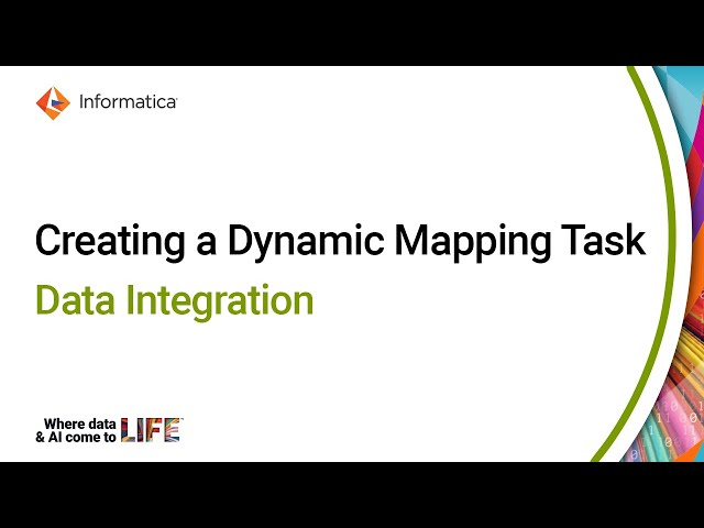 Creating a Dynamic Mapping Task in Data Integration