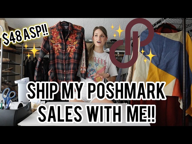 So Many FAST Sales! Ship $700+ in Poshmark Sales With Me! See What Sold For a GREAT Profit! $$