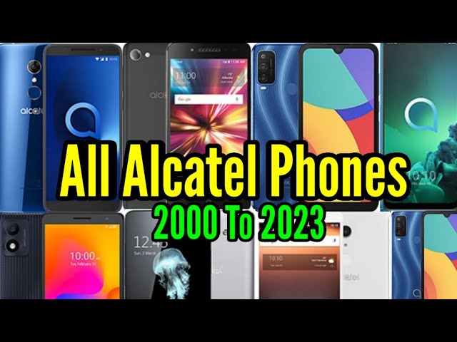 Evolution Of Alcatel Mobile Phone 2000 To 2023 | Tech Evolution Wednesday's