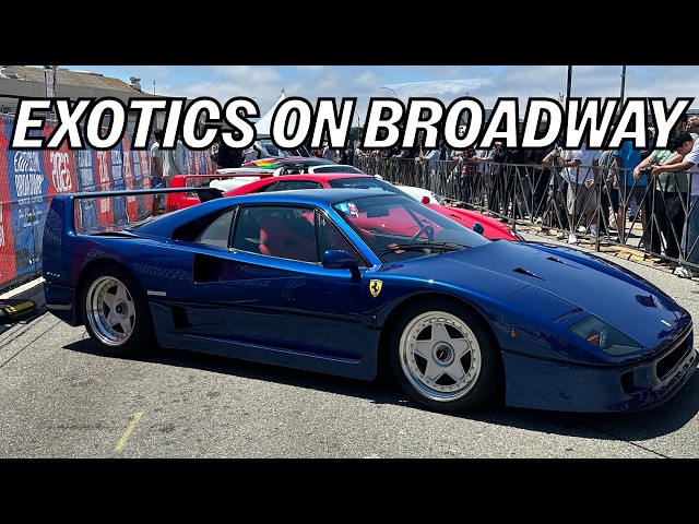 Exotics on Broadway 2026 | Monterey Car Week | Virtual Field Trip