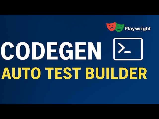 How to work with Test Runner and Codegen in Playwright