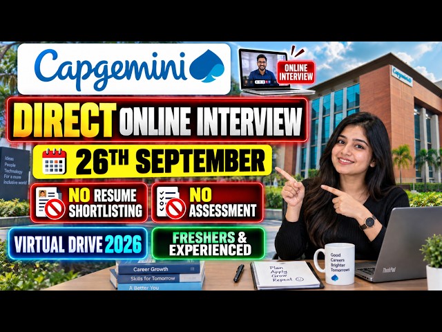 🔥 Capgemini Hiring 2026 | Virtual Drive | Freshers & Graduates