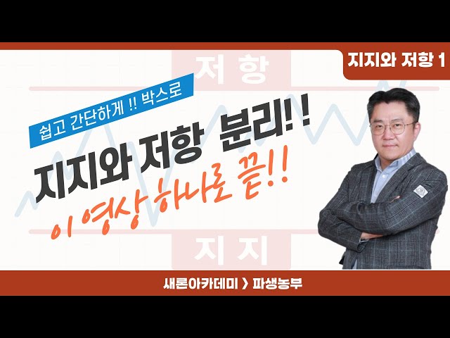 지지와 저항 박스로 쉽게 만드는 방법! 이거 하나만 보세요!