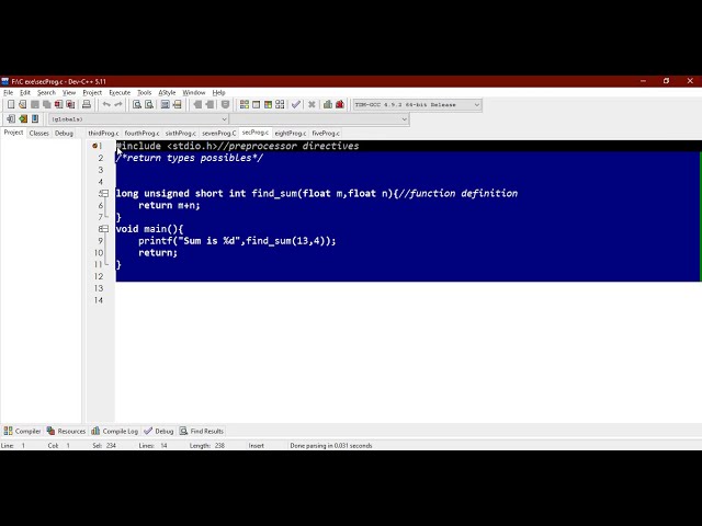C Programming - Terminologies used in C Language