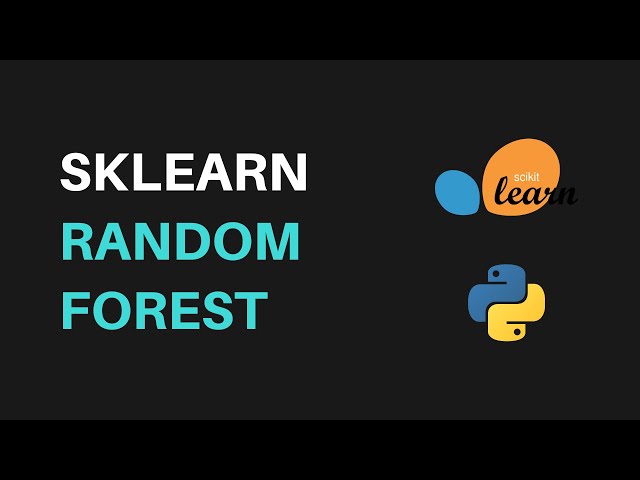 Machine Learning Tutorial - Basic sklearn Random Forest model