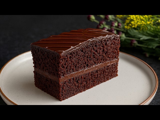 Easy Chocolate Cake Recipe | Rich, Moist & Delicious Chocolate fudge cake