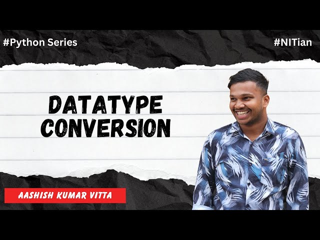 Datatype conversion | #python #series