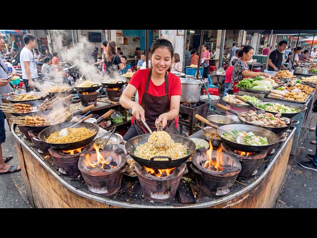 Obsessed with Border Street Food! China’s Night Walk Packed with Flavor & Crowds