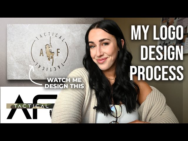 HOW I DESIGN CUSTOM LOGOS WITH ILLUSTRATOR | Graphic Designer