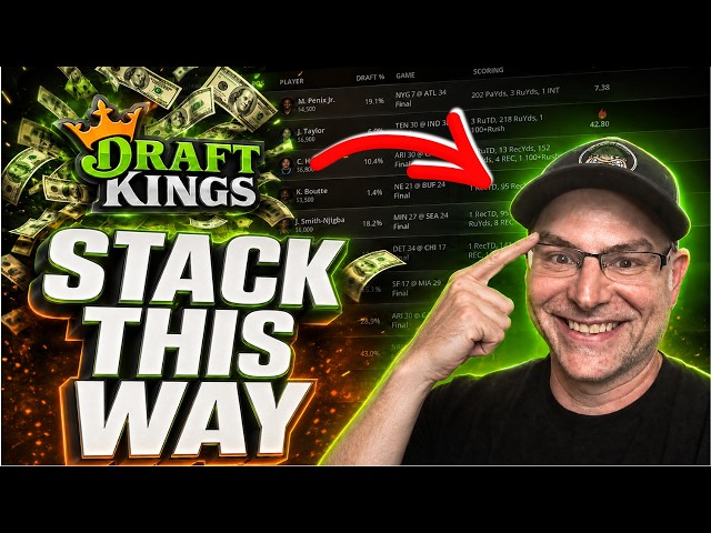 The NFL DFS Stacking Rule Nobody Talks About (70% Win With It)