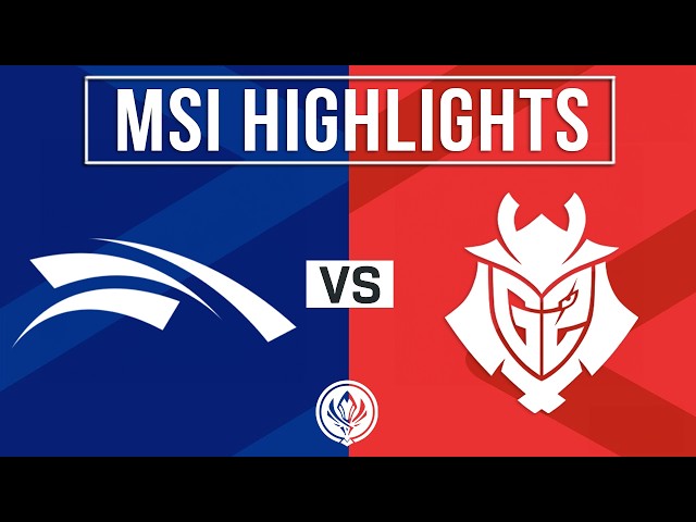 HLE vs G2 Highlights ALL GAMES | MSI 2026 Bracket Stage | Hanwha Life Esports vs G2 Esports