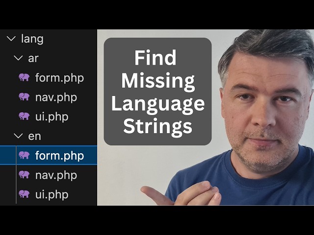 Laravel: Find Missing Translations with Tests (No Packages Needed)
