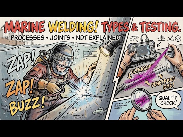Marine Welding Guide: Processes, Weld Types & Quality Testing (DT & NDT) - Chief Mates Phase 1