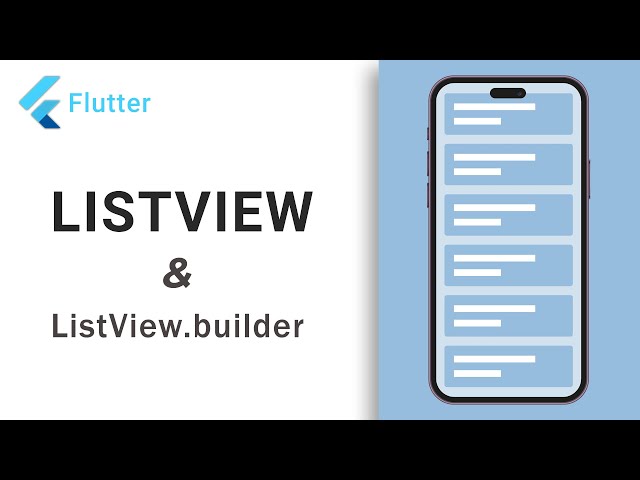 Mastering Flutter ListView and ListView.builder 🔥