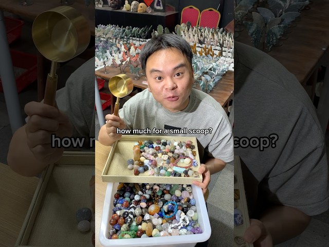 Did I just get scammed??? #crystalshop #crystalscoops #affordablecrystals #gemstones